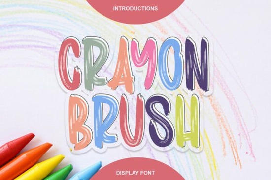 Crayon Brush Font